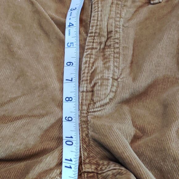 JC Penney (jcp) Corduroy Pants Men's TAG 36X32 (36x30) Slim Straight Brown Tan - Picture 13 of 14